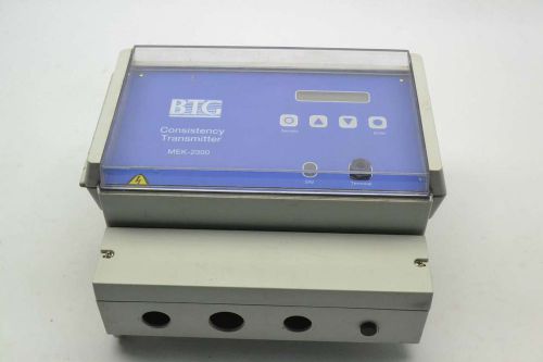 BTG MEK-2300 PULPTEC JCT 1100 100-240V-AC CONSISTENCY TRANSMITTER B388480