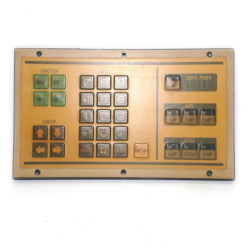 YES3133-011 04A Yasnac ERC Operator Panel Keyboard by Fujitsu, with membrane