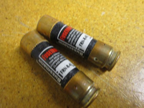 Fusetron frn-r-45 fuse 45amp 250v dual element time delay  3&#034; long (lot of 2) for sale