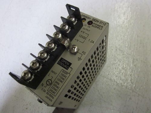 OMRON S82H-3112 POWER SUPPLY 200VAC *USED*