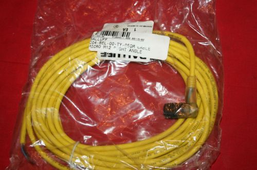 NEW Balluff C04-BEL-00-TY-050M Cable - Micro M12 Right Angle -  BNIP Sealed