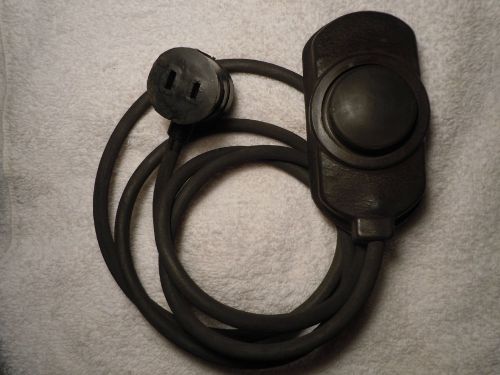 VINTAGE MODEL A SMITH SWITCH ELECTRIC ON / OFF RUBBER  FOOT PEDAL SWITCH 7A 115V