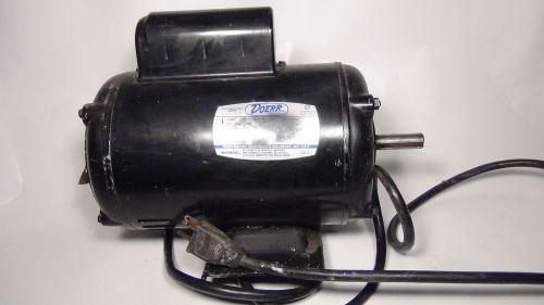 Doerr 3hp 3450 rpm1 phase 15 amp 240 volt