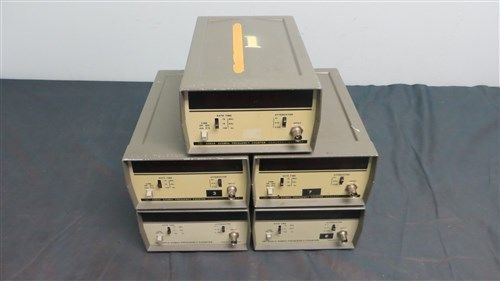 5 hewlett packard frequency counters 5381a 5382a for sale