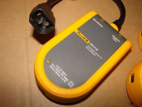 Fluke vr1710 single phase voltage quallity recorder powermeter vr 1710 for sale