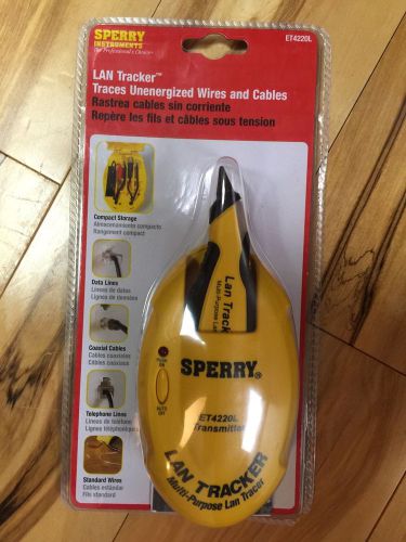 Sperry Instruments ET4220L LAN Tracker Data/Phone/Telecom/Coaxial Wire Tracer