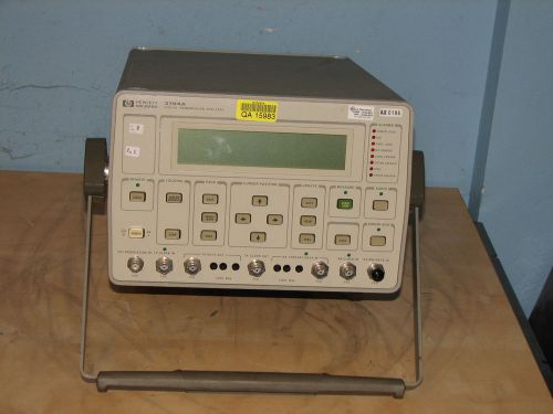 HP 3784A  230 V Digital Transmission Analyzer  W/ Handle &amp; Opt 008