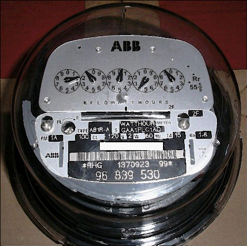 13 amps for sale, Abb electric watthour meter kwh, form 1s, 120 volts, 100 amps, model ab1r