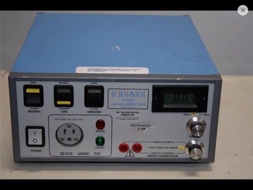 Reliable Test And Measurement!  ED&amp;D LT-601 Leakage Current Tester