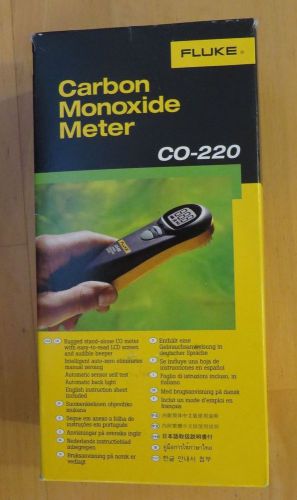 Fluke CO-220 Carbon Monoxide Meter - NEW