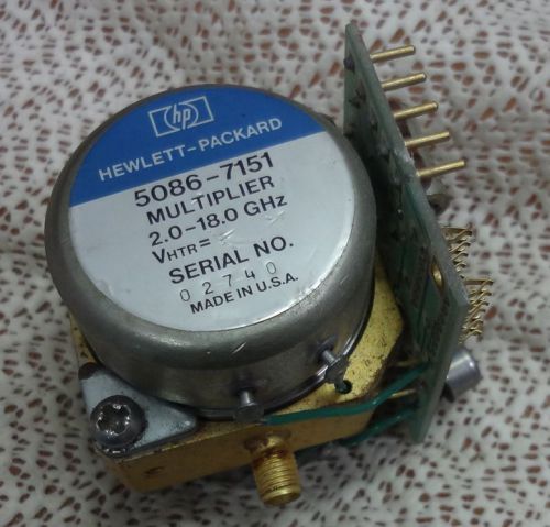 HP 5086-7151 2-18GHz Microwave RF YIG Multiplier 2-18 GHz SMA 5086-7151