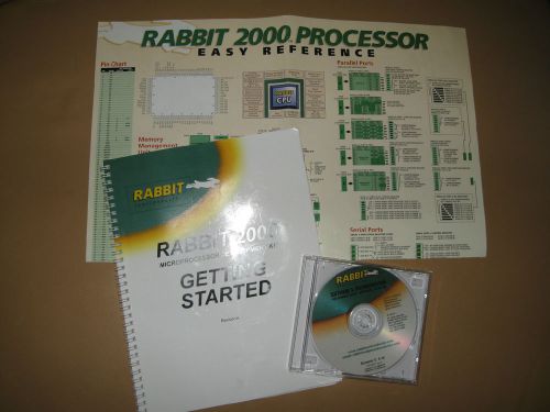 Rabbit 2000 Semiconductor Manual, Chart and CD-ROM