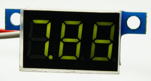 3 digit 0.36 &#034; green dc3.3v-17v motorcycle motor digital voltmeter module for sale