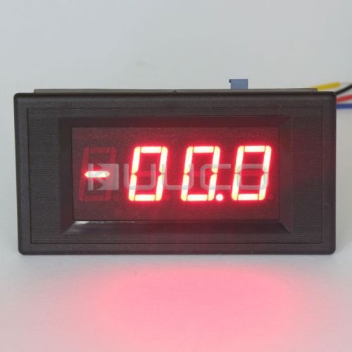 0.56&#034; 4 Digits 50A DC Digital Ammeter Red LED Tester Electrical Current Monitor
