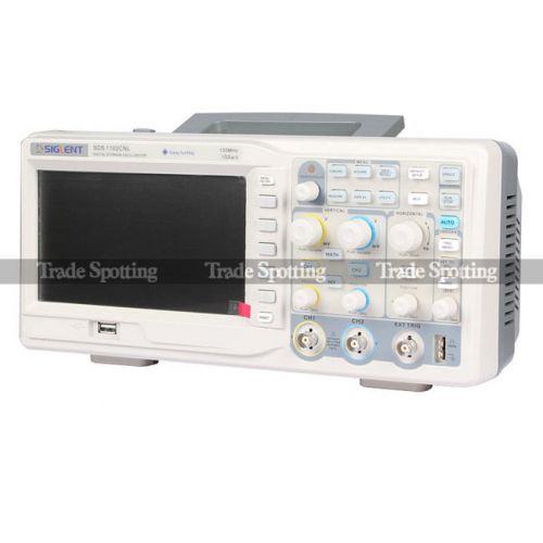 Hot Siglent SDS1102CNL Digital Oscilloscope 100MHz 2Ch 1GS/s USB 7&#034; TFT LCD