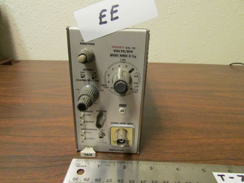 EE Tektronix 7A11 Oscilloscope Plugin s/n B102917 Amplifier