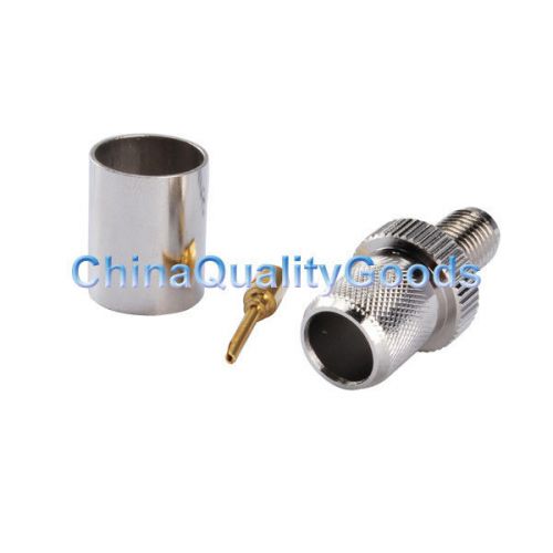 Sma crimp female connector for lmr400 rf connector for sale