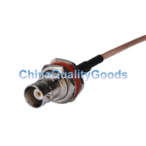 Pigtail cable expose end to bnc female bulkhead o-ring rg316 10cm for sale