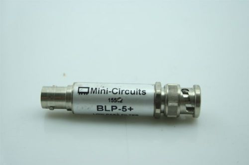 Mini-Circuits BLP-5+ Low Pass Filter LPF 0.5W BNC TESTED  by the spec