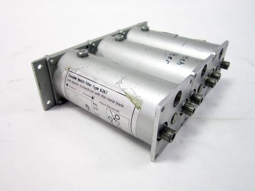 MICROWAVE FILTER COMPANY 6367-0 TUNABLE NOTCH FILTER 3 CAVITY 22 - 35 MHZ