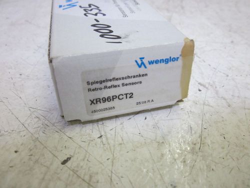 WENGLOR XR96PCT2 RETRO-REFLEX SENSOR 10-30VDC *NEW IN A BOX*