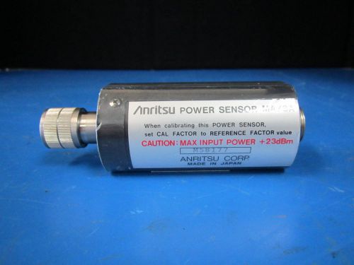Anritsu Power Sensor Model MA73A 50OHM - 60dBm -20dBm 18GHz SN M58177