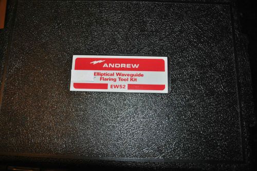 Andrew elliptical waveguide flaring tool kit ew52 tv broadcasting gr8 condition! for sale