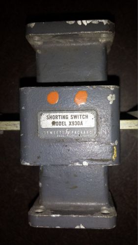 H.P. Agilent model X930A Shorting Switch