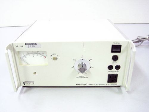 VECTOR-VID WP-29B ISO-V-AC ISOLATED VARIABLE AC SOURCE