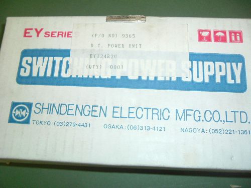 SHINDENGEN EY124R2U DC POWER SUPPLY 110/230VAC INPUT NEW PACKAGED