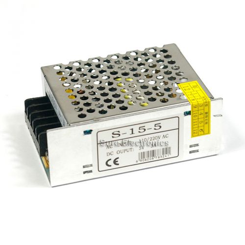 5v 3a 15w ac/dc universal regulated switching power supply psu for sale