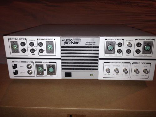 Audio Precision System One SYS322A Audio Analyzer Dual Domain