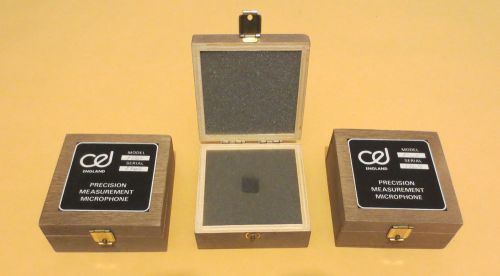 Cel microphone 186 case / box wood  LOT of 3