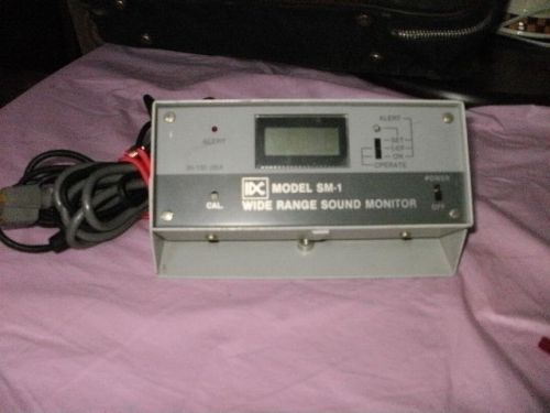 Model sm-1 wide range sound monitor - instrument development corp - usa for sale