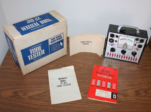 Vintage 60s 1960s radio shack tandy micronta tube tester t-31 22-012 retro radio for sale