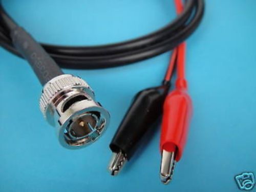 Coaxial cable bnc male to crocodile clip test lead,blc for sale
