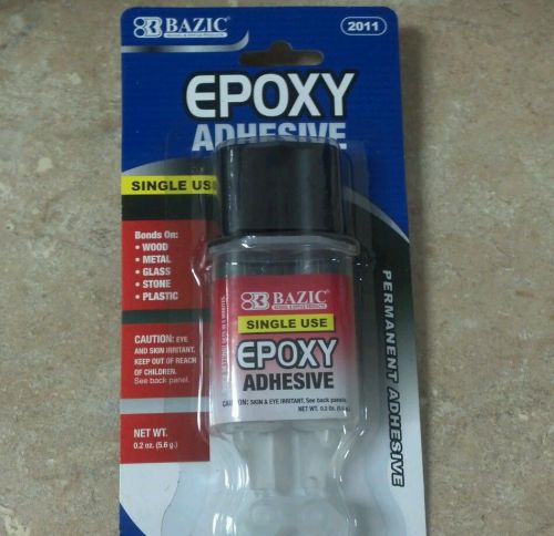 Lot of 2 • tubes ~ Epoxy Glue ~ with Syringe Applicator  0.2 oz 5.6g