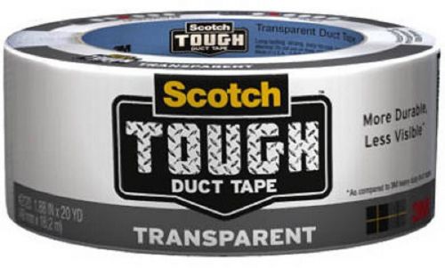 3M Scotch Tough  2&#034; x 20 YD, Transparent High Performance Duct Tape 2120-A