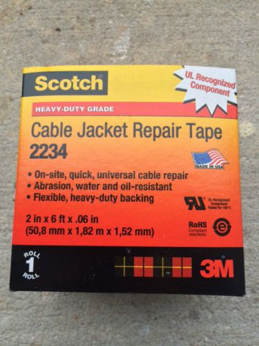 3m 2234 cable jacket repair tape 2&#034;x6&#039;, sold individually, 19 rolls available for sale