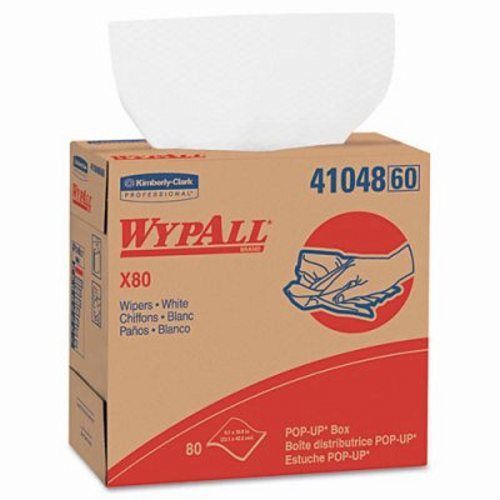 Wypall X80 Shop Wipers, White, 400 Wipers (KCC41048)