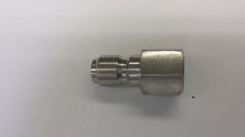 Quick Coupler Female Plug, 1/4&#034; FPT, Stainless Steel - Pressure Washer Connect