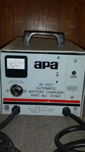 apa (Advance) 24Volt/20Amp #372947 Automatic Battery Charger.List $781.60