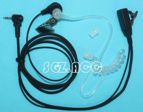 Acoustic air tube headset/earpiece motorola 2 way radio us seller for sale