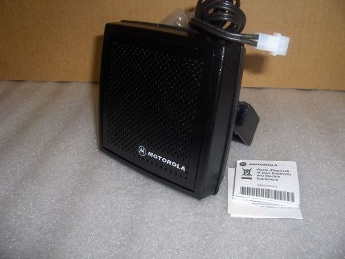 Motorola external speaker for xtl &amp; apx 2 way radios. brand new. # hsn4031b for sale