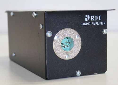 REI RADIO ENGINEERING INDUSTRIES PAGING AMPLIFIER TRANSIT BUS PA AMP 700260 ^