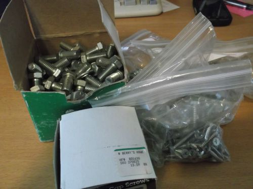 Everything thats left over lot ! 300+ pieces of anchors, bolts, screws, self tap for sale