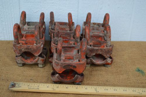 7 Double U Bolt Cable Clamps. 1 1/2&#034;