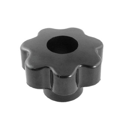 M10 female threaded 7 lobes through hole grip clamping knob for sale