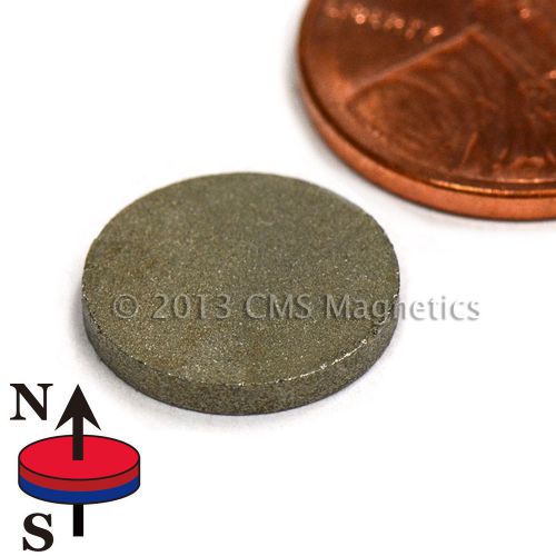 Smco magnets dia 1/2&#034;x1/16&#034; samarium cobalt magnets 572f temperature 500 pc for sale