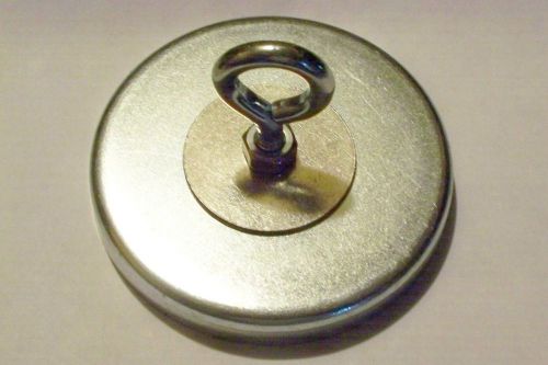 Round based 3 &#034;  retrieval magnet retrieving 100 pound pull steel for sale